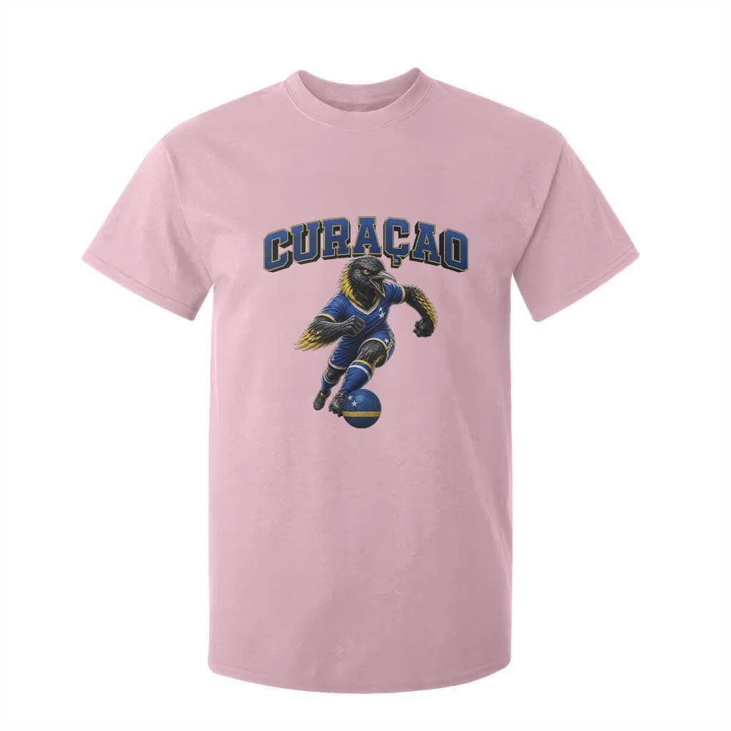 Funny Curacao Bird Soccer Lover T Shirt For Kid Caribbean Island Gift