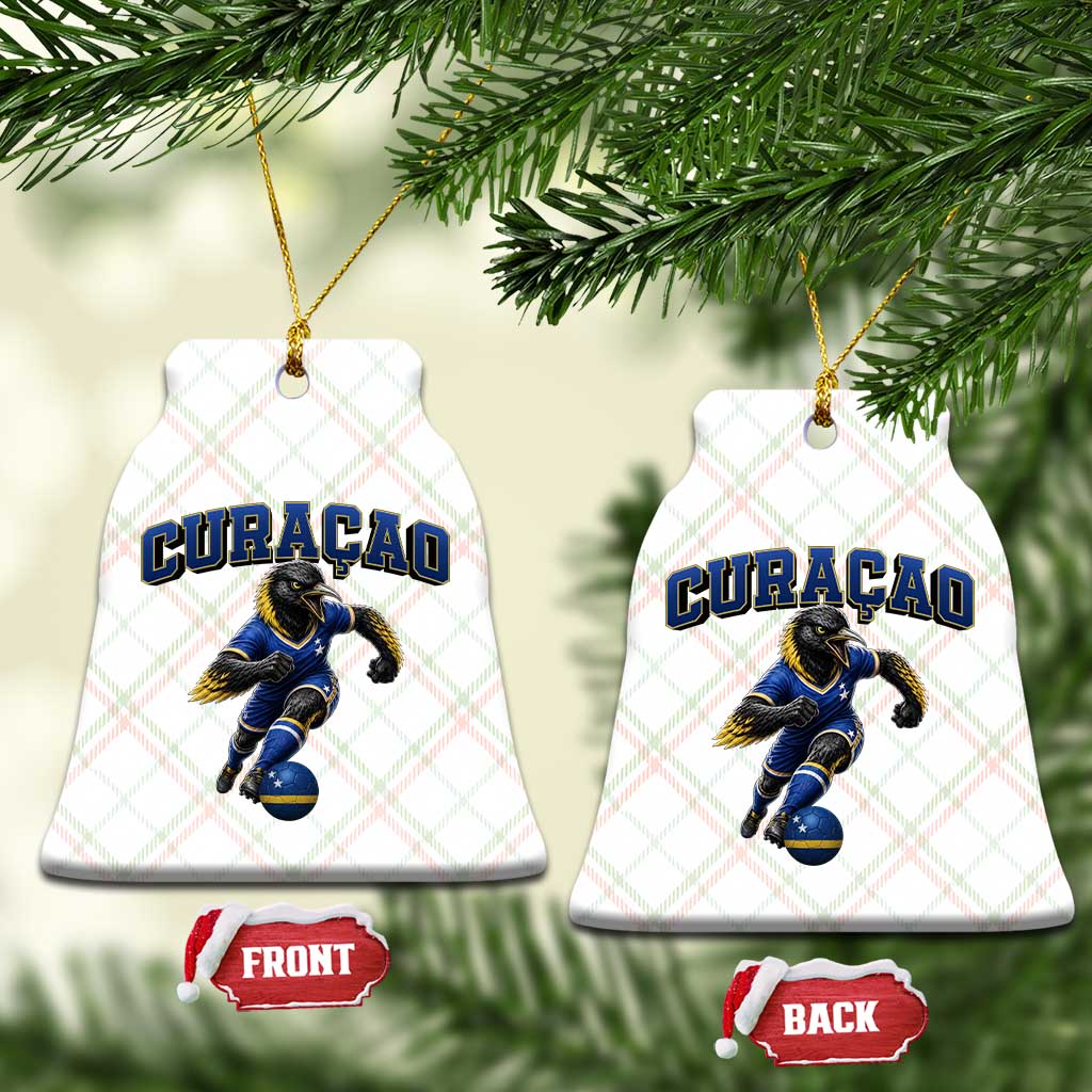 Funny Curacao Bird Soccer Lover Ceramic Ornament Caribbean Island Gift