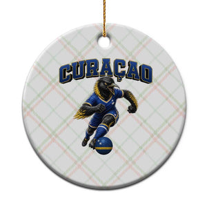 Funny Curacao Bird Soccer Lover Ceramic Ornament Caribbean Island Gift