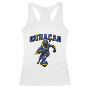 Funny Curacao Bird Soccer Lover Racerback Tank Top Caribbean Island Gift