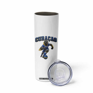 Funny Curacao Bird Soccer Lover Skinny Tumbler Caribbean Island Gift