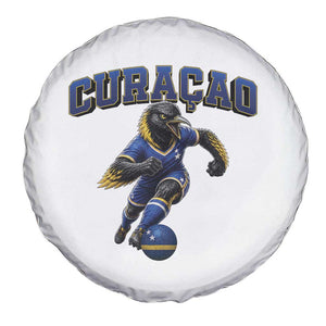 Funny Curacao Bird Soccer Lover Spare Tire Cover Caribbean Island Gift