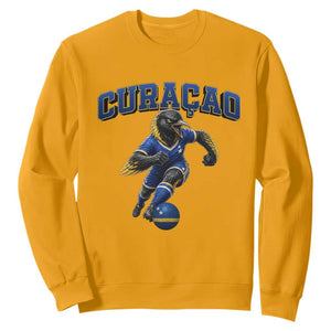 Funny Curacao Bird Soccer Lover Sweatshirt Caribbean Island Gift