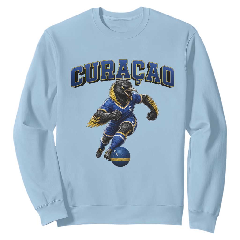 Funny Curacao Bird Soccer Lover Sweatshirt Caribbean Island Gift