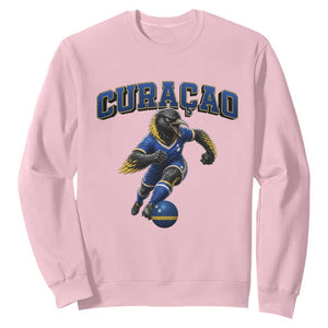 Funny Curacao Bird Soccer Lover Sweatshirt Caribbean Island Gift