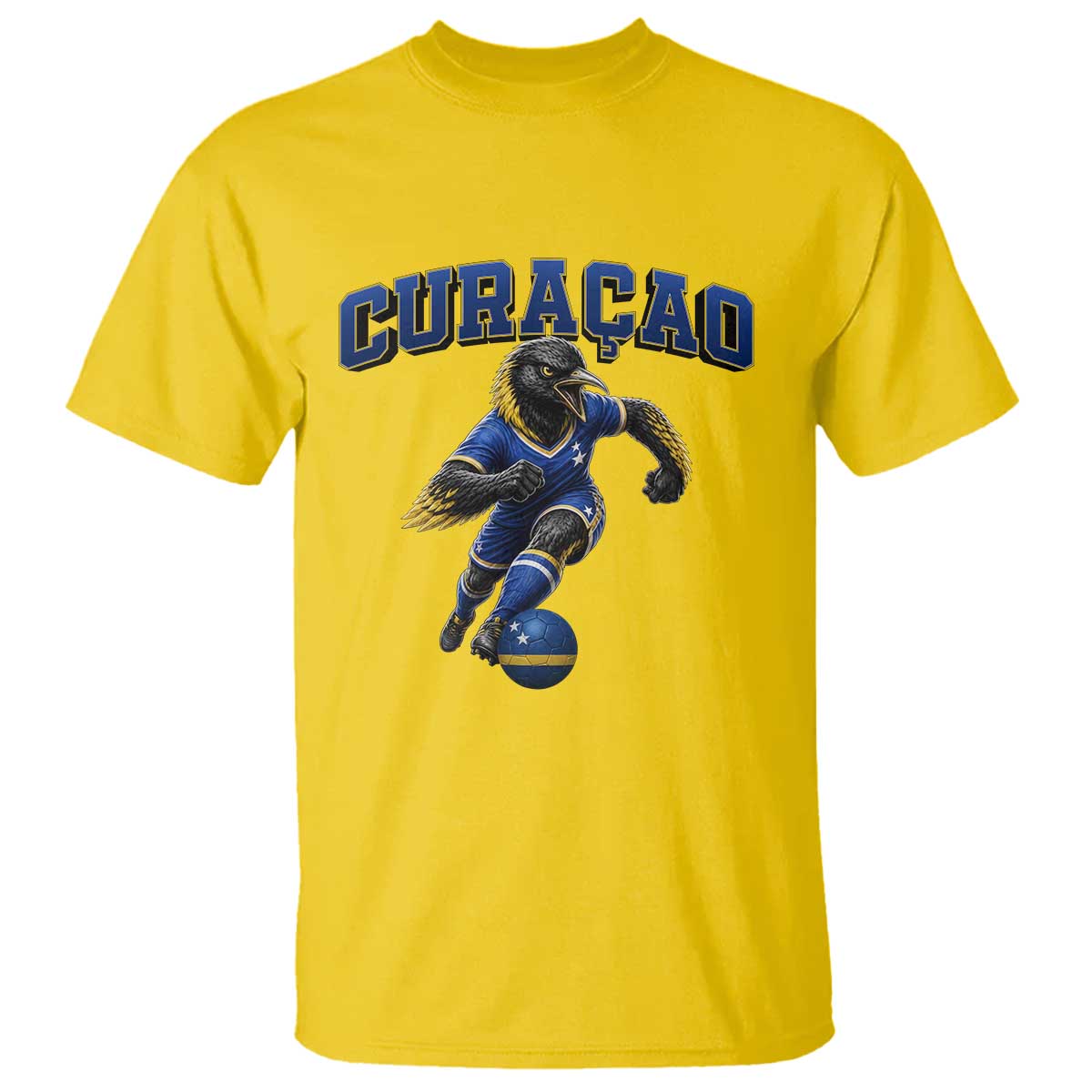 Funny Curacao Bird Soccer Lover T Shirt Caribbean Island Gift