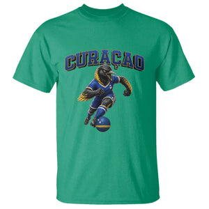 Funny Curacao Bird Soccer Lover T Shirt Caribbean Island Gift