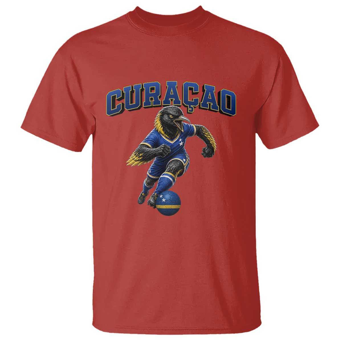 Funny Curacao Bird Soccer Lover T Shirt Caribbean Island Gift