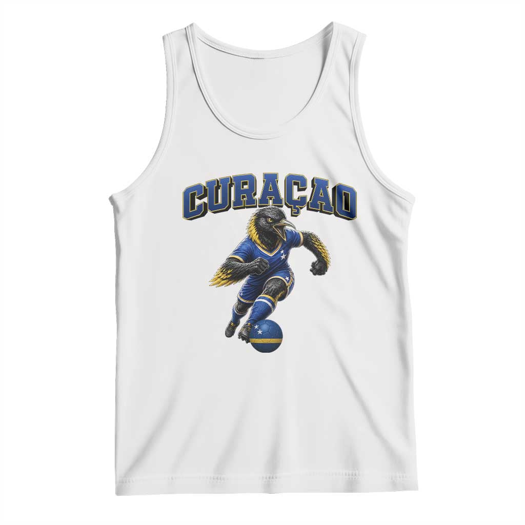 Funny Curacao Bird Soccer Lover Tank Top Caribbean Island Gift