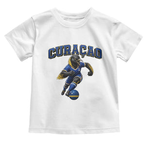 Funny Curacao Bird Soccer Lover Toddler T Shirt Caribbean Island Gift