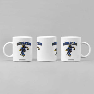 Funny Curacao Bird Soccer Lover Coffee Mug Caribbean Island Gift