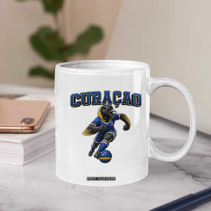 Funny Curacao Bird Soccer Lover Coffee Mug Caribbean Island Gift