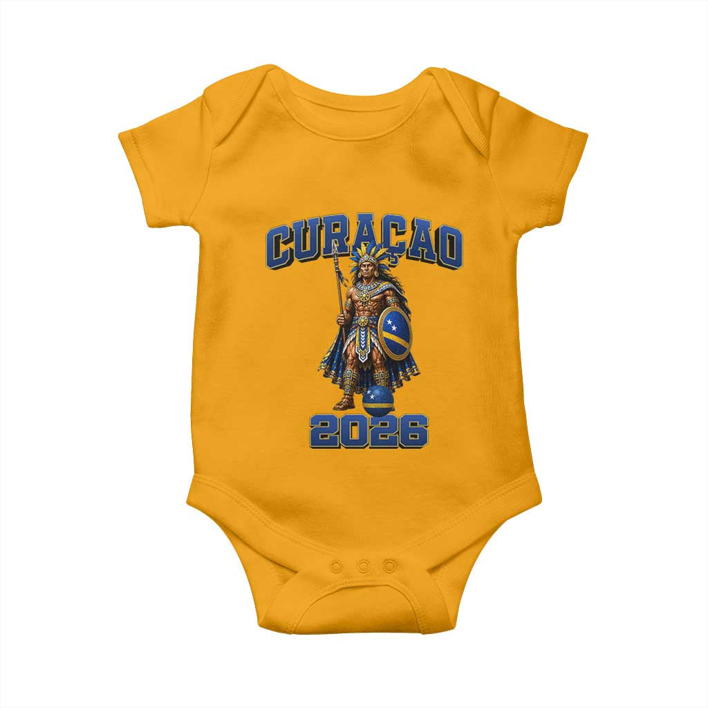 Curacao Warrior Football Fan Baby Onesie Proud Island Game Day Gift