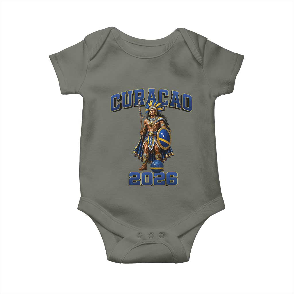 Curacao Warrior Football Fan Baby Onesie Proud Island Game Day Gift