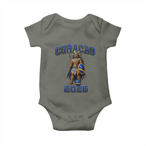 Curacao Warrior Football Fan Baby Onesie Proud Island Game Day Gift