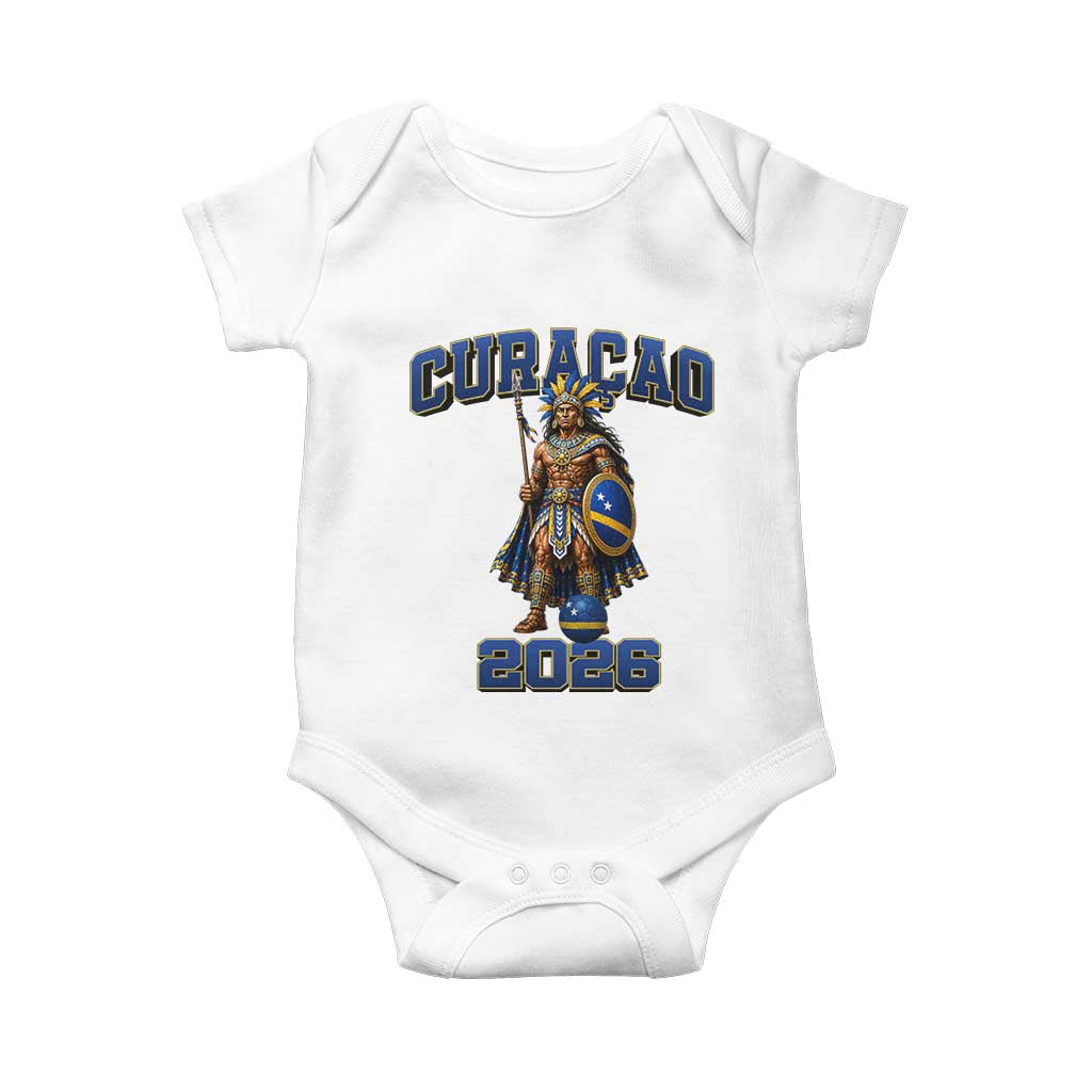 Curacao Warrior Football Fan Baby Onesie Proud Island Game Day Gift