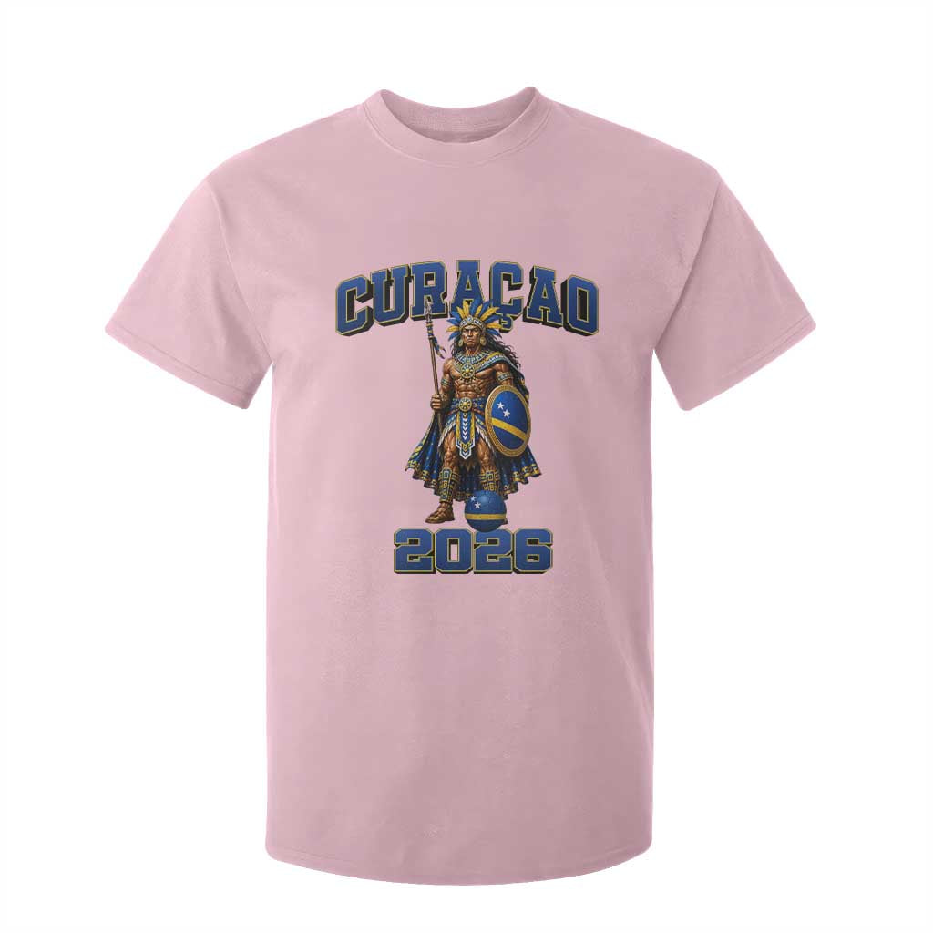 Curacao Warrior Football Fan T Shirt For Kid Proud Island Game Day Gift