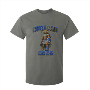 Curacao Warrior Football Fan T Shirt For Kid Proud Island Game Day Gift