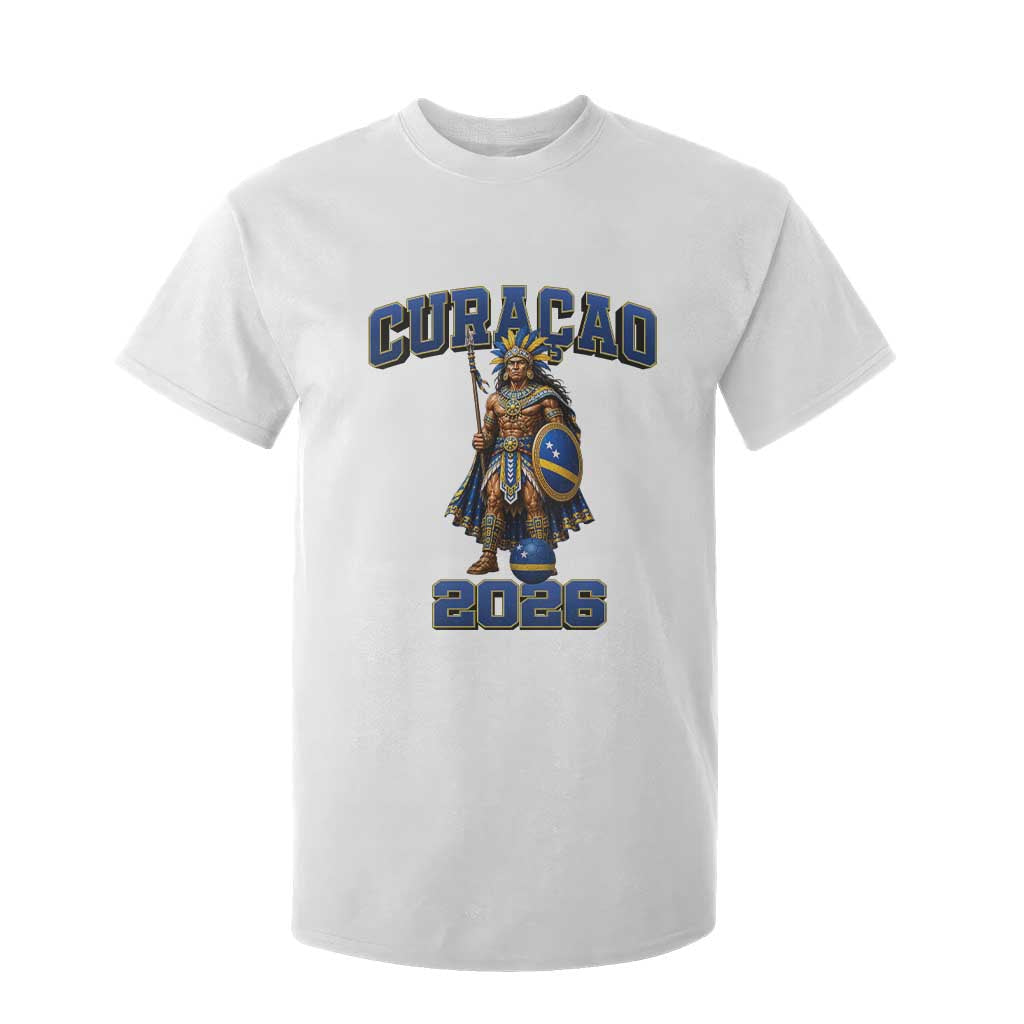 Curacao Warrior Football Fan T Shirt For Kid Proud Island Game Day Gift
