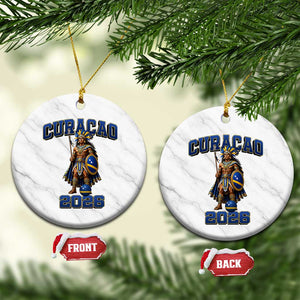 Curacao Warrior Football Fan Ceramic Ornament Proud Island Game Day Gift