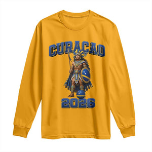 Curacao Warrior Football Fan Long Sleeve Shirt Proud Island Game Day Gift