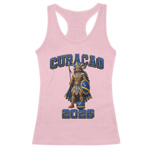 Curacao Warrior Football Fan Racerback Tank Top Proud Island Game Day Gift