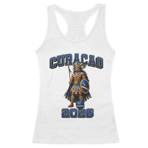 Curacao Warrior Football Fan Racerback Tank Top Proud Island Game Day Gift