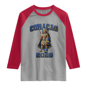 Curacao Warrior Football Fan Raglan Shirt Proud Island Game Day Gift