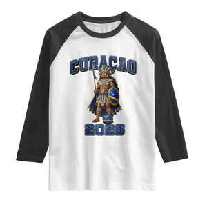 Curacao Warrior Football Fan Raglan Shirt Proud Island Game Day Gift