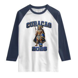 Curacao Warrior Football Fan Raglan Shirt Proud Island Game Day Gift