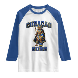 Curacao Warrior Football Fan Raglan Shirt Proud Island Game Day Gift