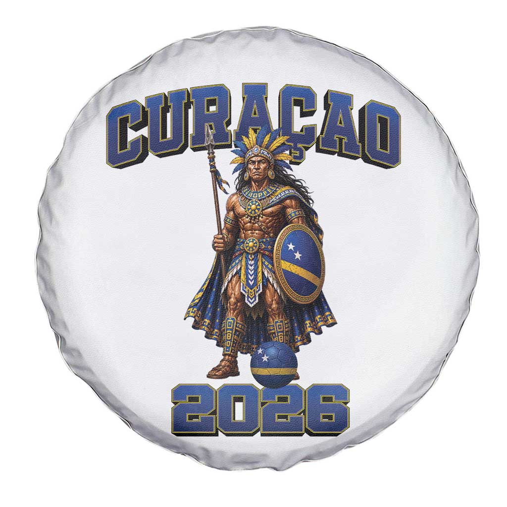 Curacao Warrior Football Fan Spare Tire Cover Proud Island Game Day Gift