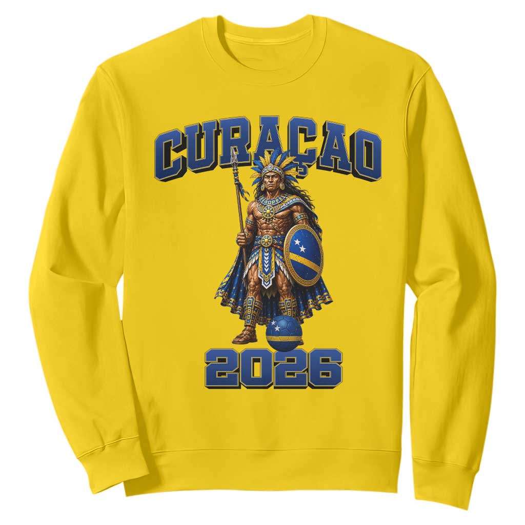 Curacao Warrior Football Fan Sweatshirt Proud Island Game Day Gift