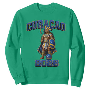 Curacao Warrior Football Fan Sweatshirt Proud Island Game Day Gift