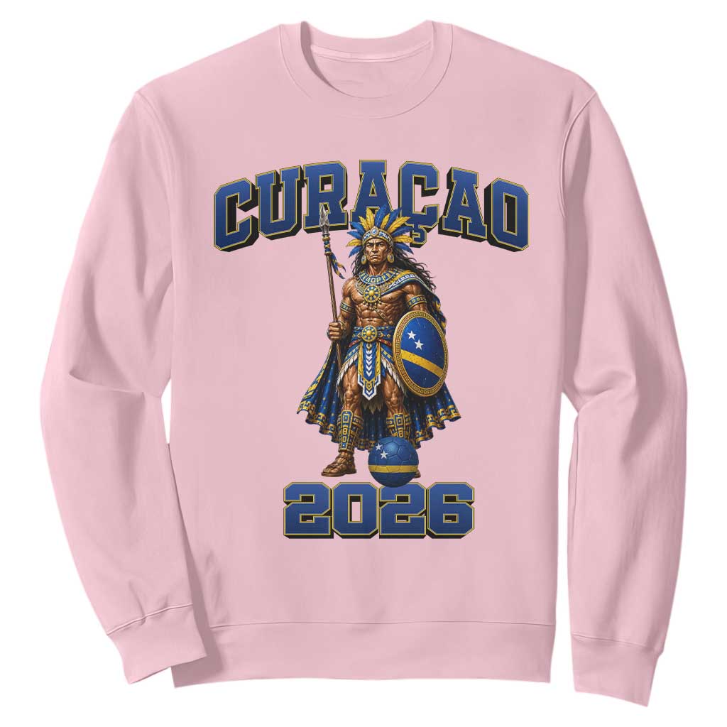 Curacao Warrior Football Fan Sweatshirt Proud Island Game Day Gift