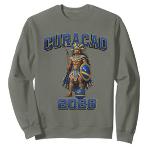 Curacao Warrior Football Fan Sweatshirt Proud Island Game Day Gift