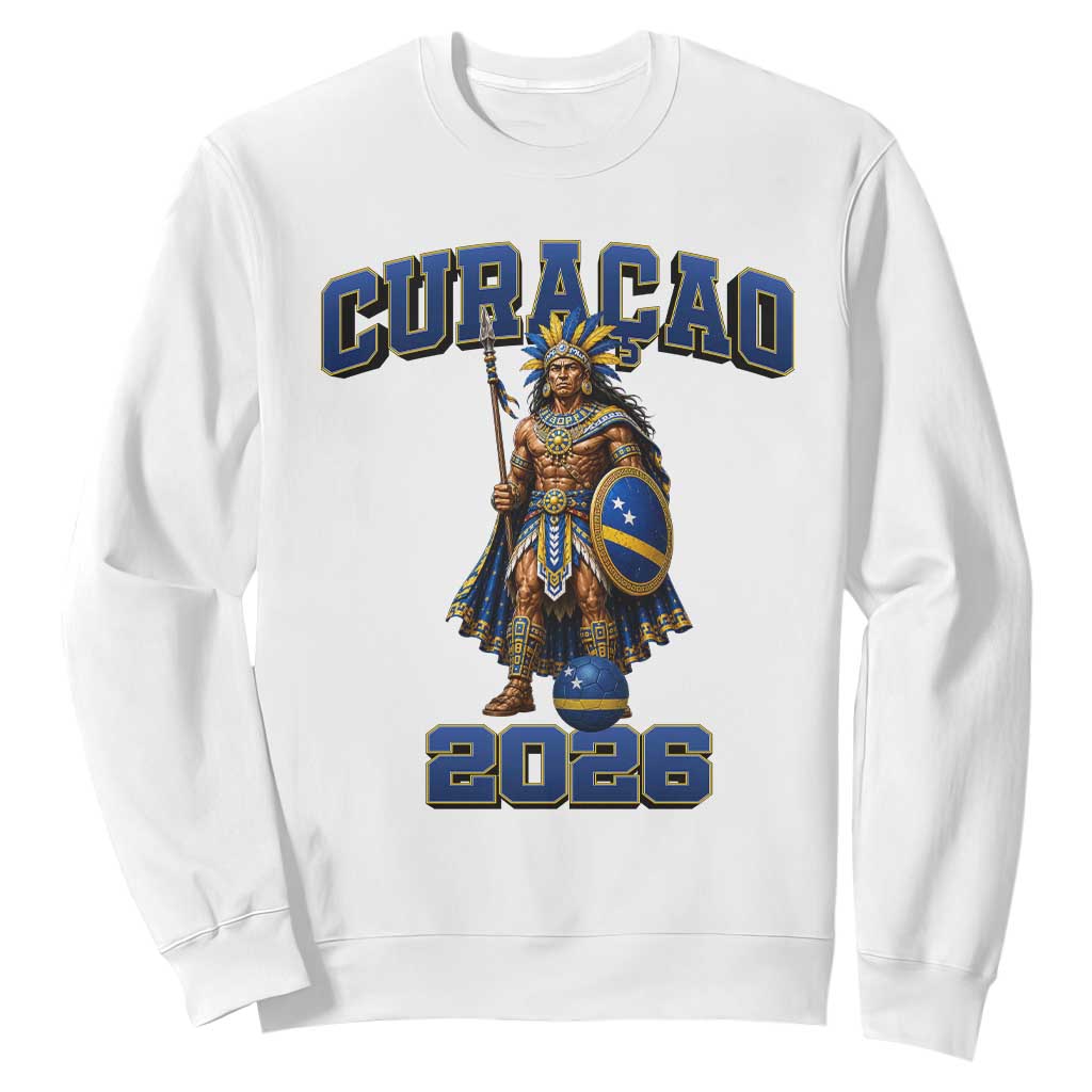Curacao Warrior Football Fan Sweatshirt Proud Island Game Day Gift