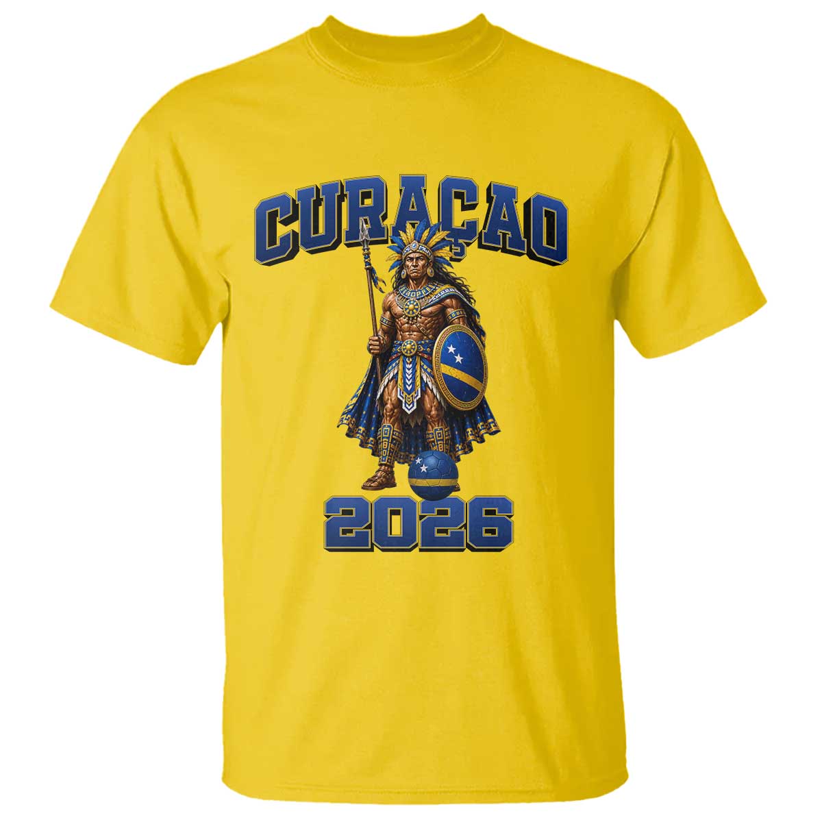 Curacao Warrior Football Fan T Shirt Proud Island Game Day Gift