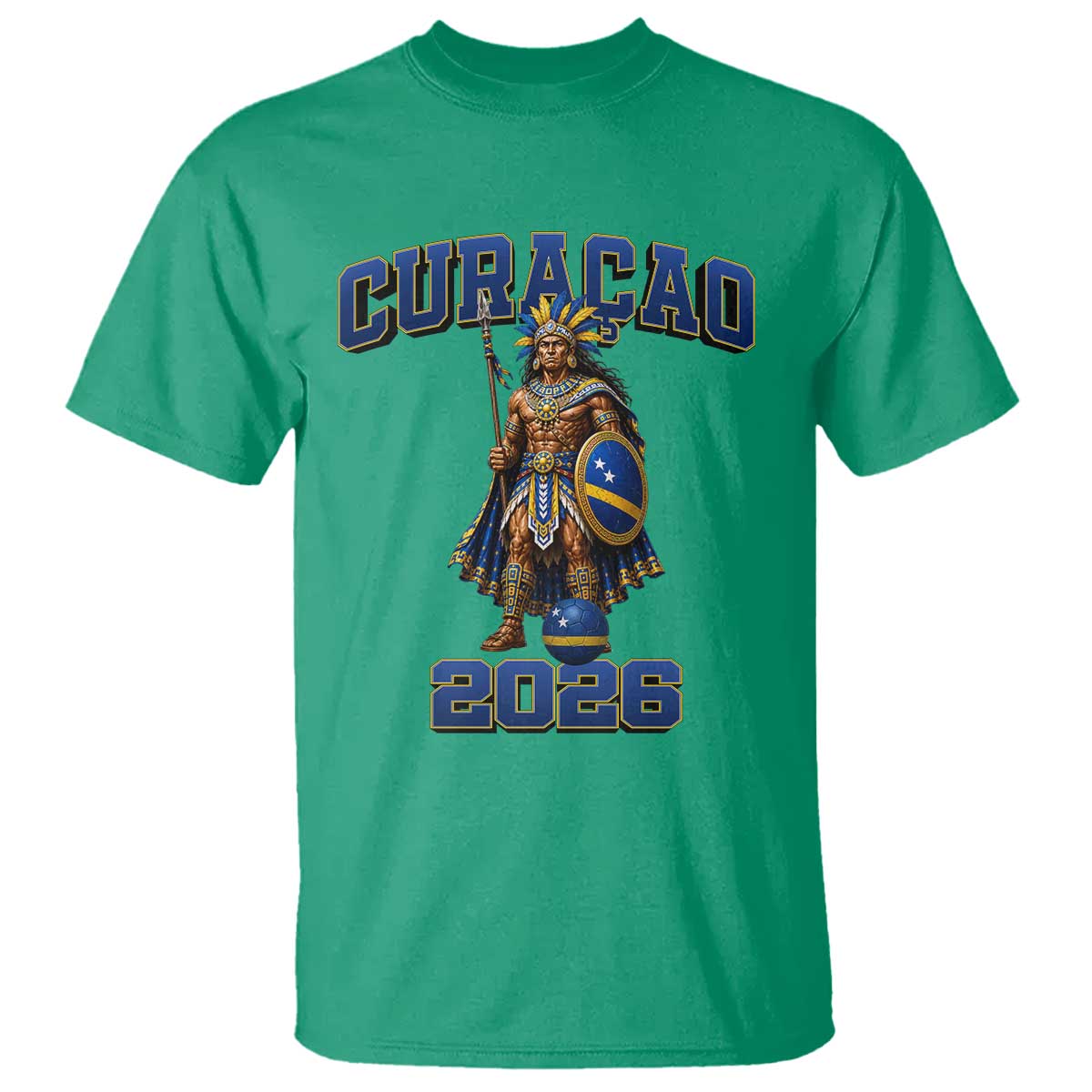 Curacao Warrior Football Fan T Shirt Proud Island Game Day Gift