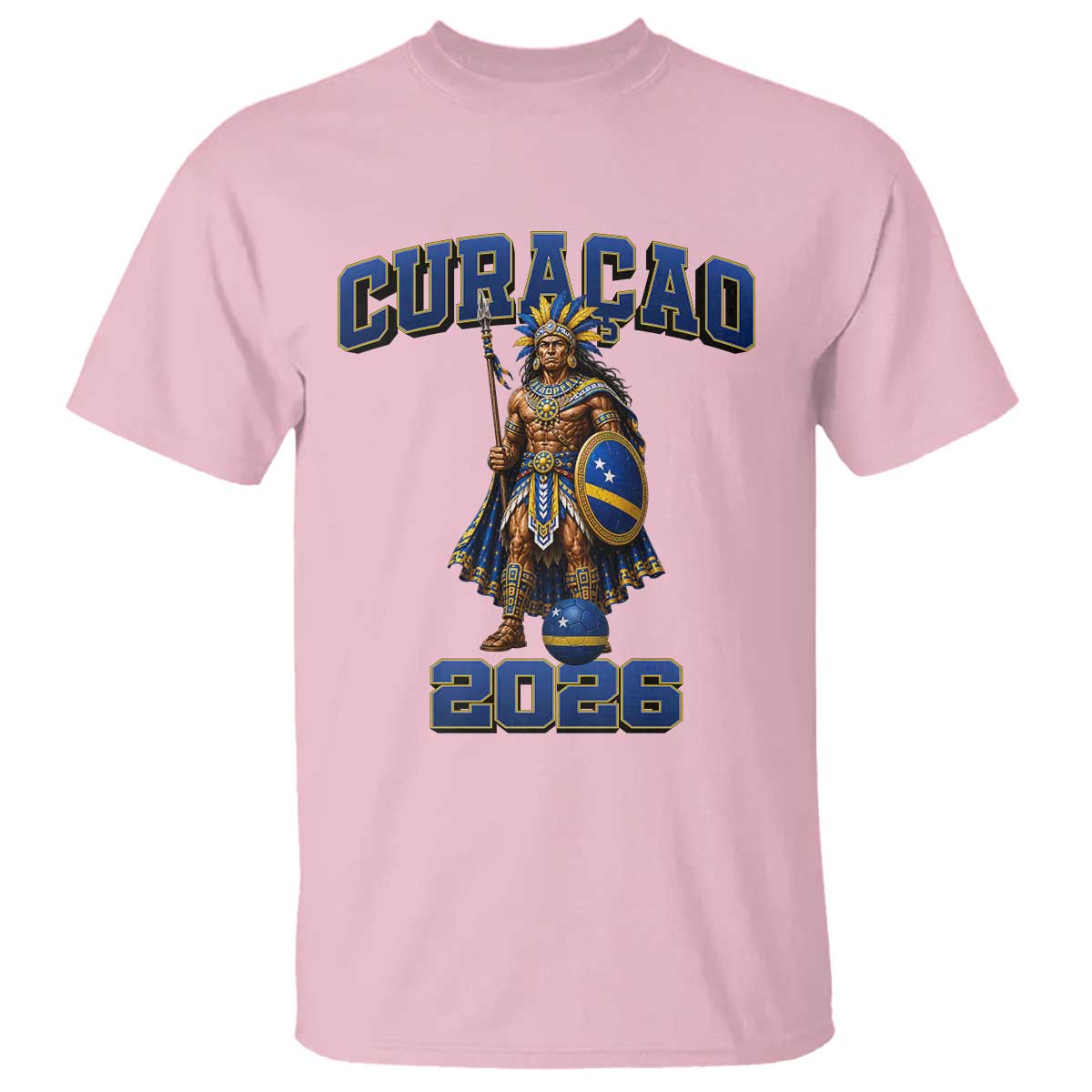 Curacao Warrior Football Fan T Shirt Proud Island Game Day Gift