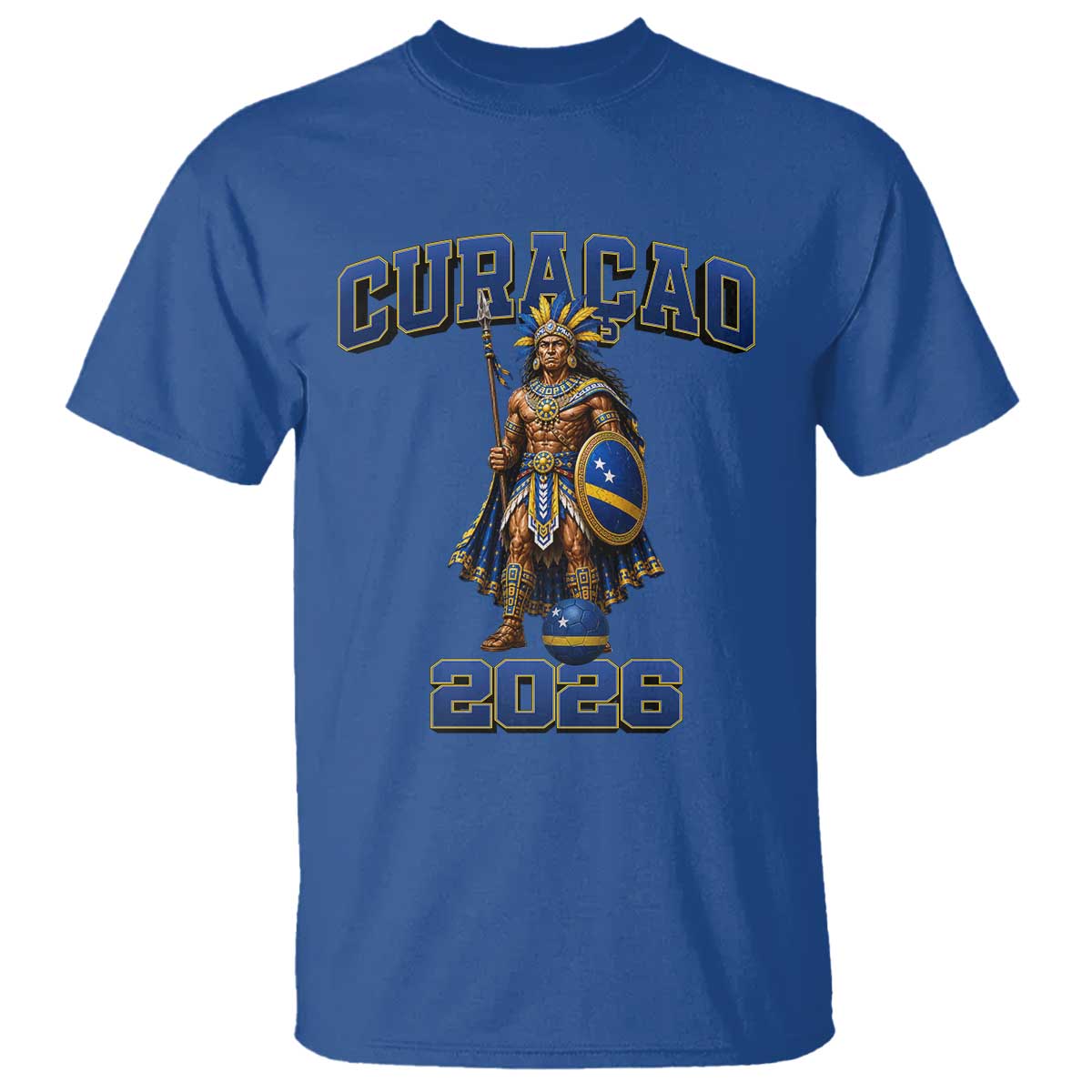 Curacao Warrior Football Fan T Shirt Proud Island Game Day Gift