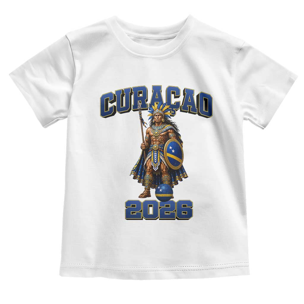 Curacao Warrior Football Fan Toddler T Shirt Proud Island Game Day Gift