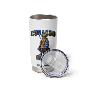 Curacao Warrior Football Fan Tumbler Cup Proud Island Game Day Gift