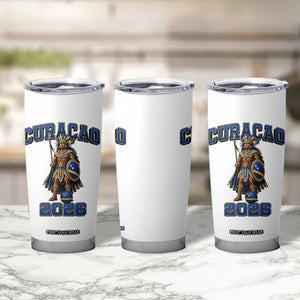 Curacao Warrior Football Fan Tumbler Cup Proud Island Game Day Gift