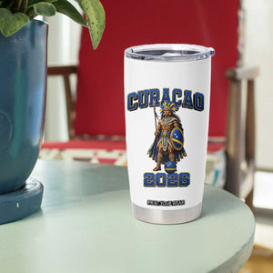 Curacao Warrior Football Fan Tumbler Cup Proud Island Game Day Gift