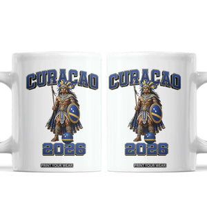 Curacao Warrior Football Fan Coffee Mug Proud Island Game Day Gift