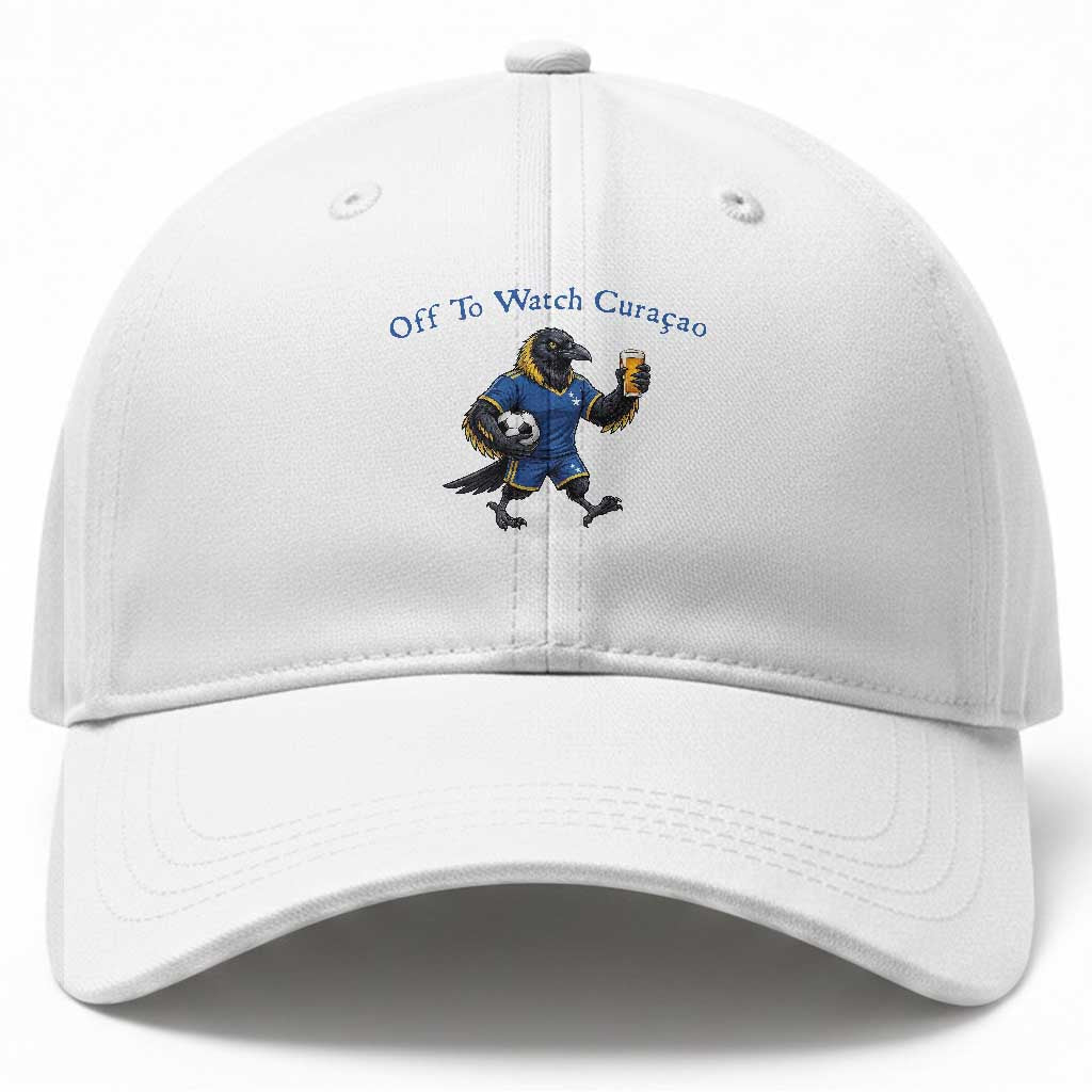 Funny Curacao Bird Soccer Fan Gift Baseball Cap Off To Watch Curaçao