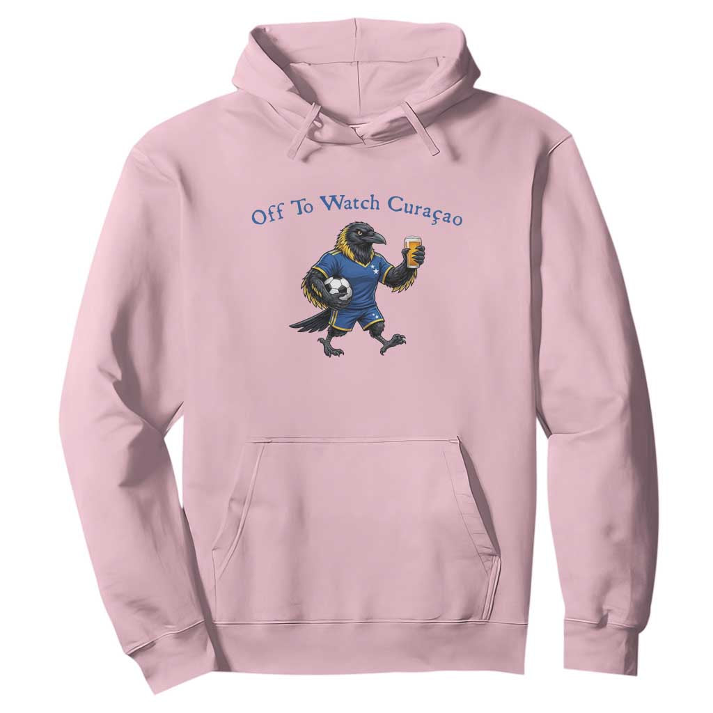 Funny Curacao Bird Soccer Fan Gift Hoodie Off To Watch Curaçao