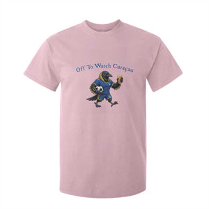 Funny Curacao Bird Soccer Fan Gift T Shirt For Kid Off To Watch Curaçao