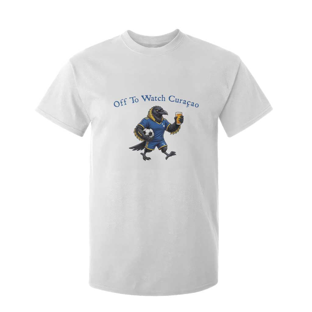 Funny Curacao Bird Soccer Fan Gift T Shirt For Kid Off To Watch Curaçao